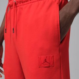 Vyriškos sportinės kelnės Air Jordan Flight Fleece, raudonos