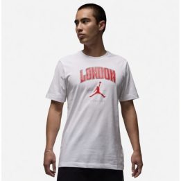 Vyriški marškinėliai Air Jordan London City Jumpman, balti