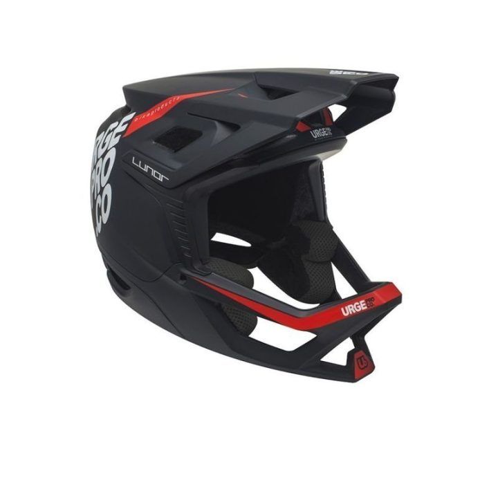 Enduro dviračio šalmas Urge Lunar, juodas, L/XL