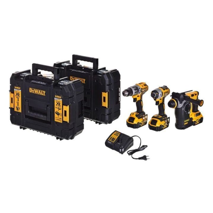 Įrankių rinkinys DeWALT DCD796/DCF887/DCH273, 18 V, geltonas