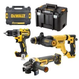 Įrankių rinkinys 18 V DeWALT DCK327P2T, geltonas