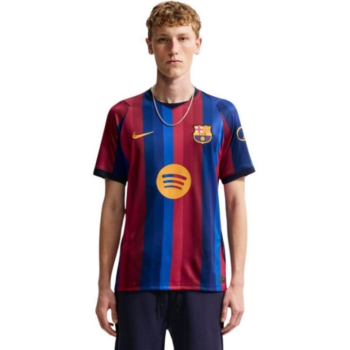 Vyriški FC Barcelona namų marškinėliai Nike, mėlyni ir raudoni