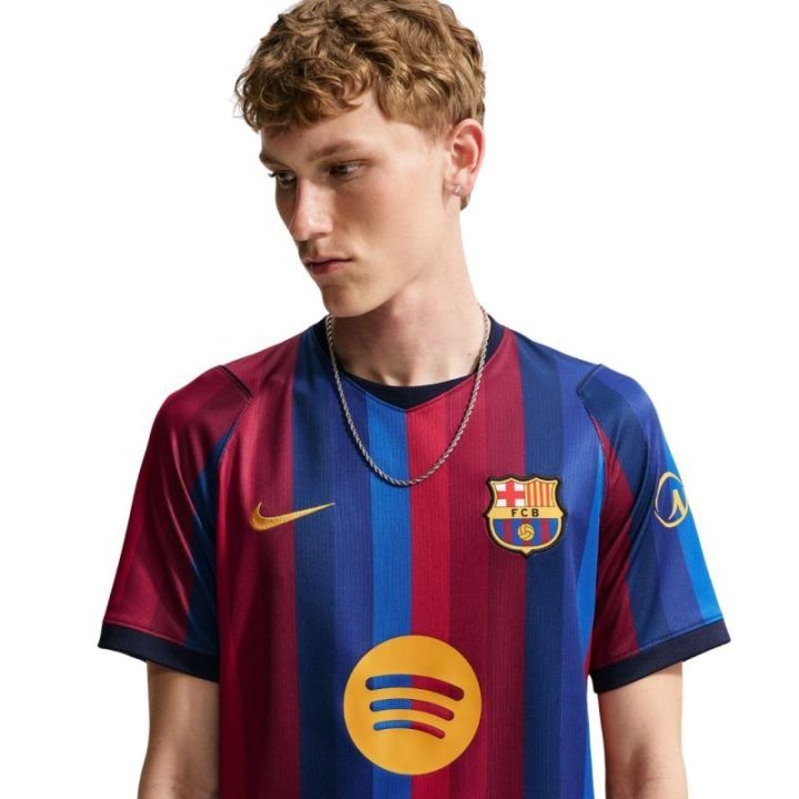 Vyriški FC Barcelona namų marškinėliai Nike, mėlyni ir raudoni