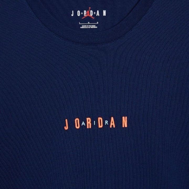 Vyriški medvilniniai marškinėliai Air Jordan Jumpman, tamsiai mėlyni