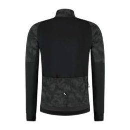 Dviratininko striukė Rogelli Essential HiVis II, 0–10 °C, juoda