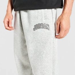 Vyriškos medvilninės sportinės kelnės Air Jordan, pilkos