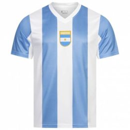 Vyriški futbolo marškinėliai Jelex Retro History, balti ir žydri