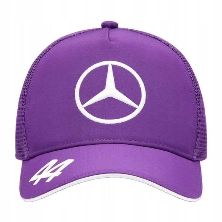 Unisex kepurė su snapeliu Mercedes-AMG Lewis Hamilton, violetinė