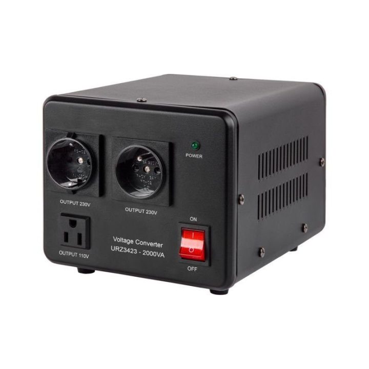 Įtampos keitiklis KEMOT, 1600 W / 2000 VA