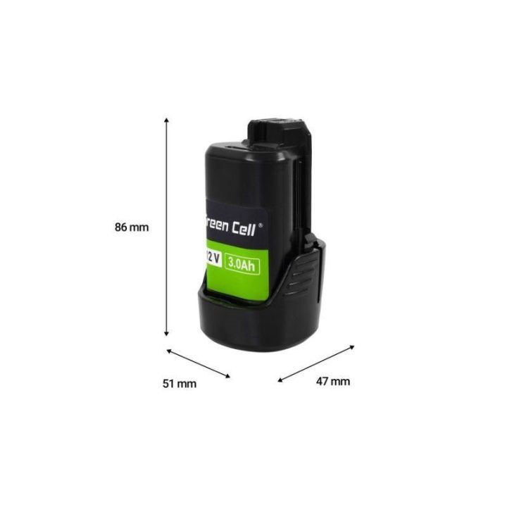 Akumuliatorius Bosch GBA 12 V Green Cell, 3 Ah, juodas