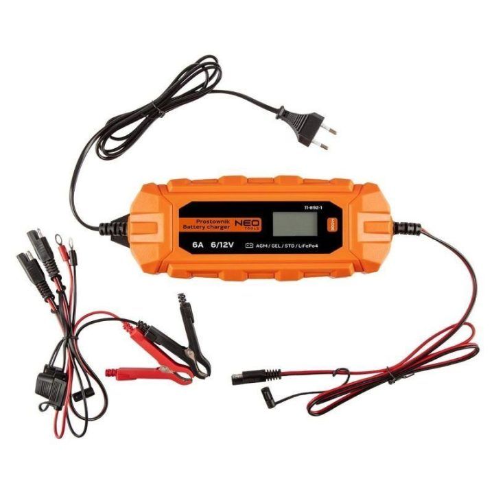 Automatinis akumuliatorių įkroviklis NEO Tools 11-892-1