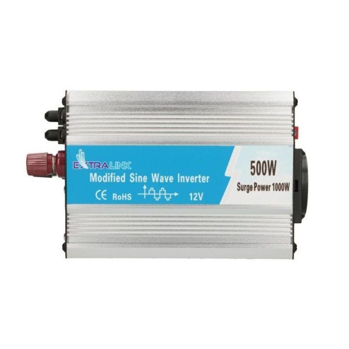 Automobilinis įtampos keitiklis Extralink OPIM-500W, 12 V, 500 W