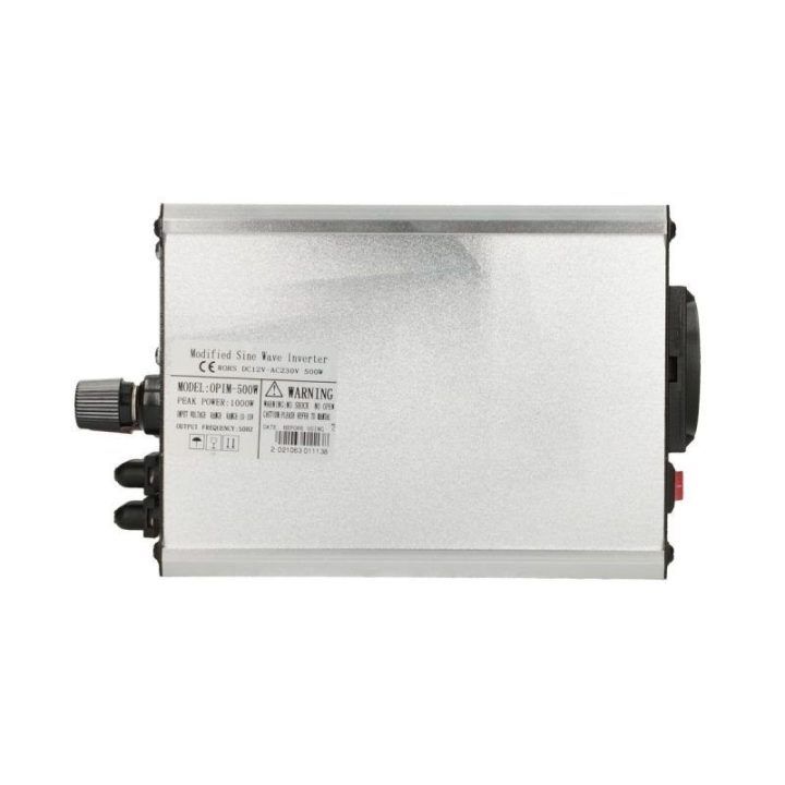 Automobilinis įtampos keitiklis Extralink OPIM-500W, 12 V, 500 W
