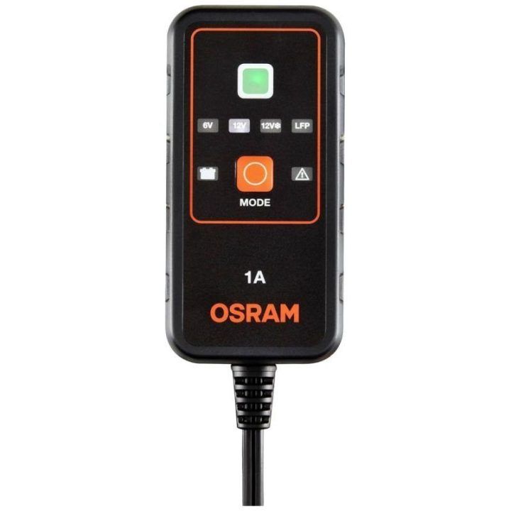 Akumuliatorių įkroviklis OSRAM BATTERYcharge 901, 6/12 V, 1 A