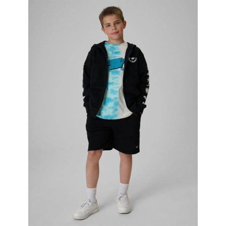 Laisvo kirpimo medvilniniai marškinėliai berniukams 4F