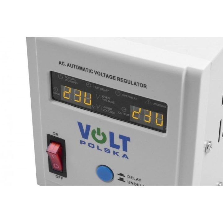 Įtampos stabilizatorius VOLT POLSKA AVR 500, 500 VA, pilkas