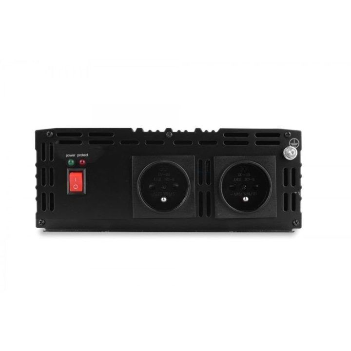 Sinusinis įtampos keitiklis Volt Polska SINUS 5000, 12/230 V, 2500/5000 W, juodas
