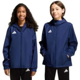 Vaikiška striukė adidas Entrada 26 All Weather, tamsiai mėlyna