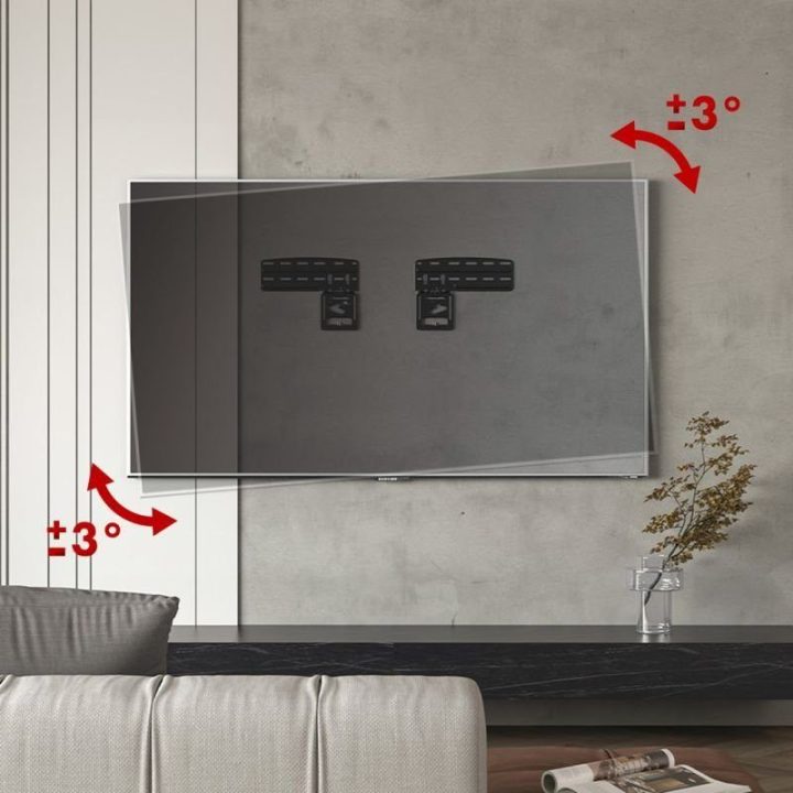 Televizoriaus laikiklis Samsung QLED Maclean MC-806 N, 43–85 colių, juodas
