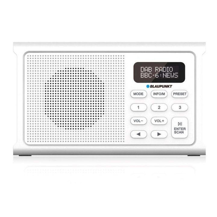 Nešiojamasis radijas Blaupunkt DAB DR3WH, baltas