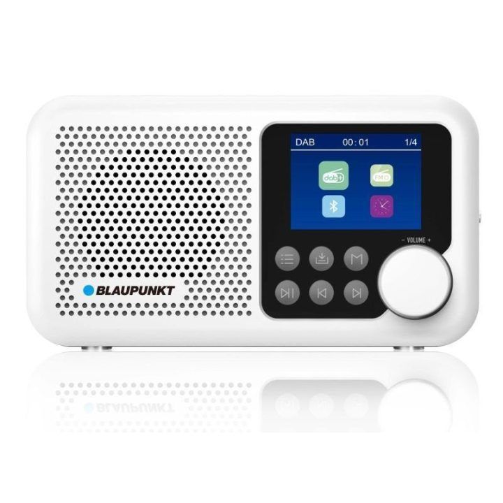 Nešiojamasis DAB+ radijas Blaupunkt DAB DR8WH, baltas