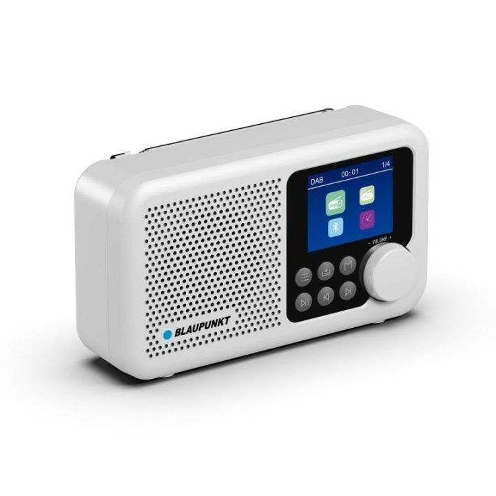 Nešiojamasis DAB+ radijas Blaupunkt DAB DR8WH, baltas