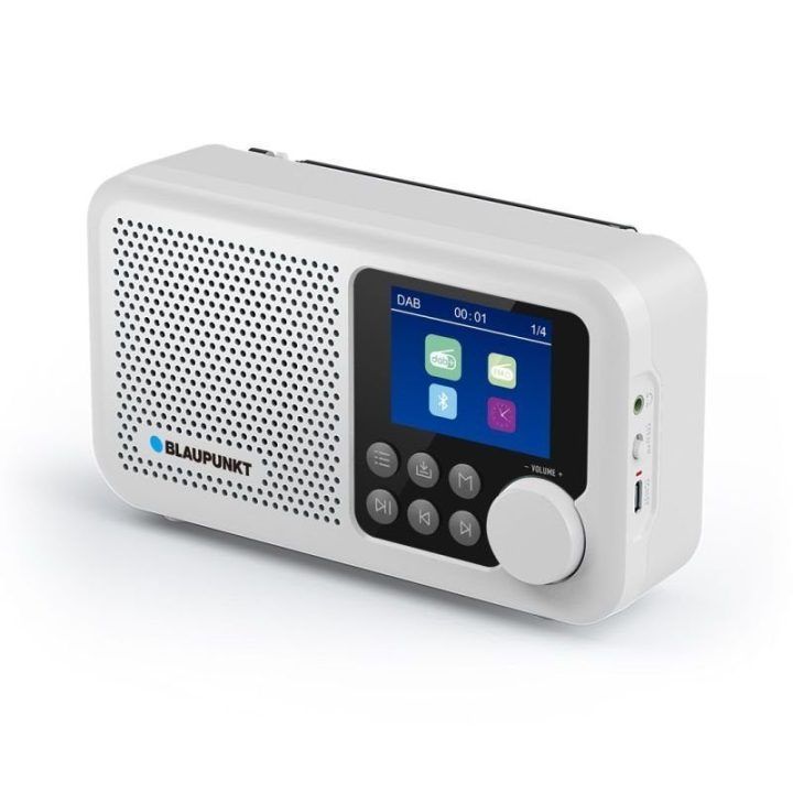 Nešiojamasis DAB+ radijas Blaupunkt DAB DR8WH, baltas