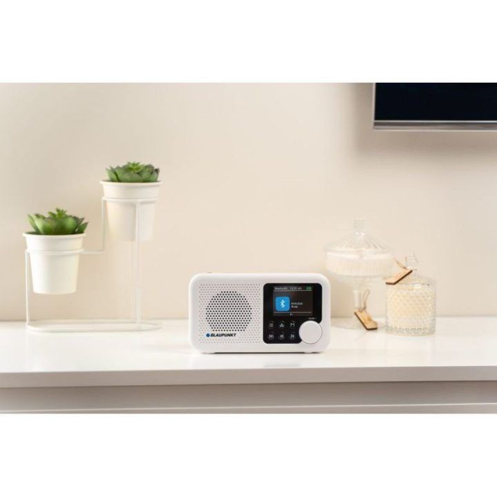 Nešiojamasis DAB+ radijas Blaupunkt DAB DR8WH, baltas