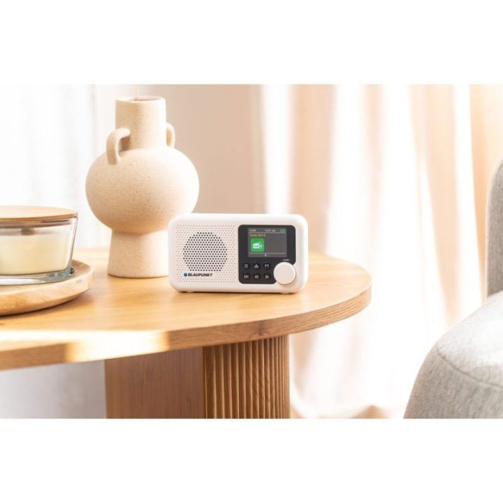 Nešiojamasis DAB+ radijas Blaupunkt DAB DR8WH, baltas