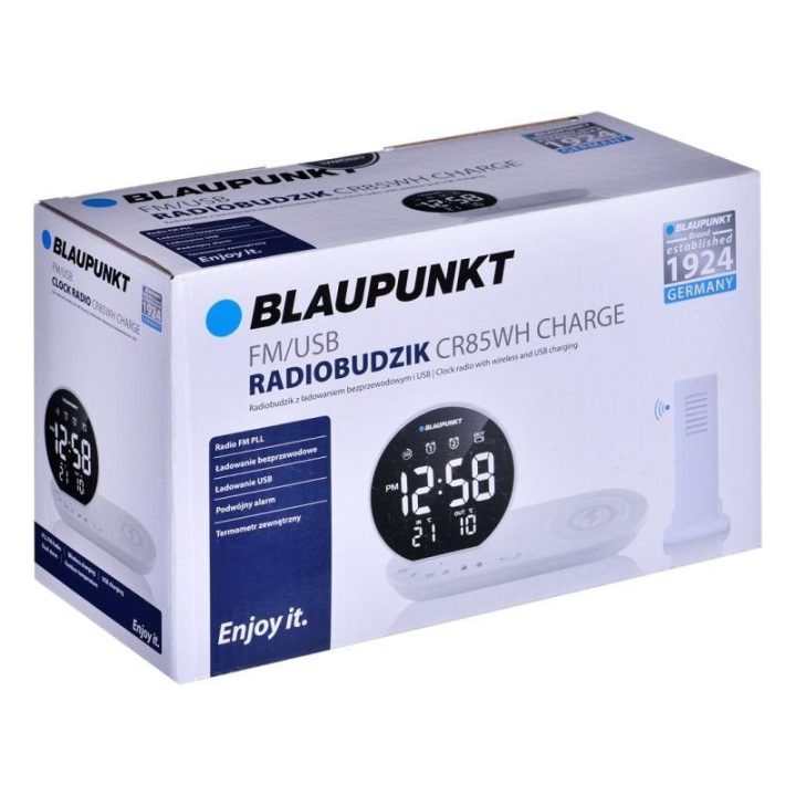 Radijo žadintuvas Blaupunkt CR85WH, baltas
