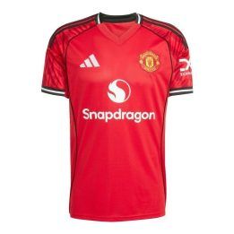 Vyriški futbolo marškinėliai adidas Manchester United Home, raudoni