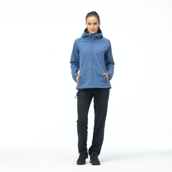 Moteriška softshell striukė su reguliuojamu gobtuvu Martes