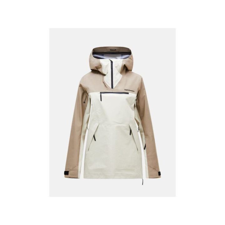 Moteriška striukė Peak Performance Vertical Gore-Tex 3L, smėlio