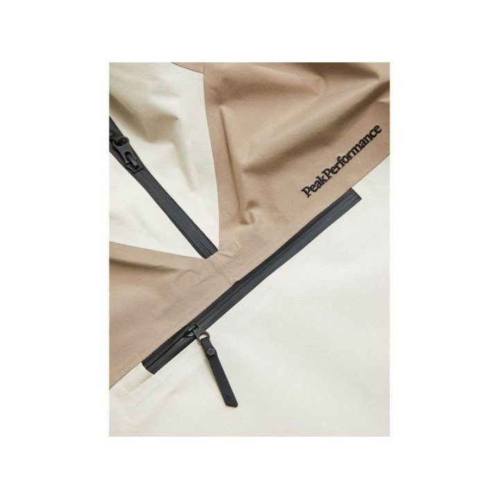 Moteriška striukė Peak Performance Vertical Gore-Tex 3L, smėlio
