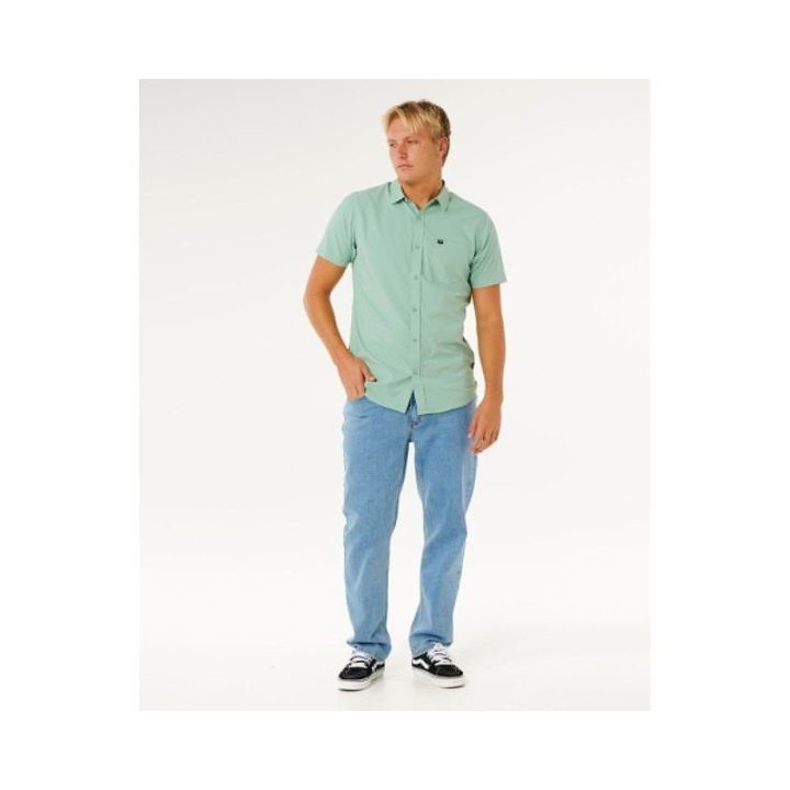 Vyriški marškiniai Rip Curl VaporCool Aerotech, žali