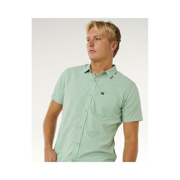 Vyriški marškiniai Rip Curl VaporCool Aerotech, žali