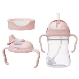 Vaikiškas puodelių rinkinys 3 viename B.box, 240 ml, rožinis
