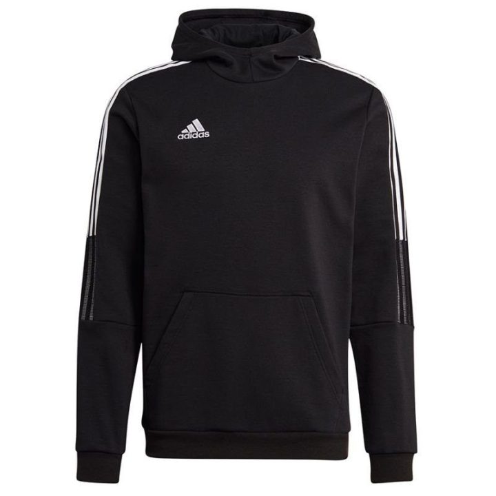 Vyriškas medvilninis džemperis su gobtuvu adidas Tiro 21, juodas