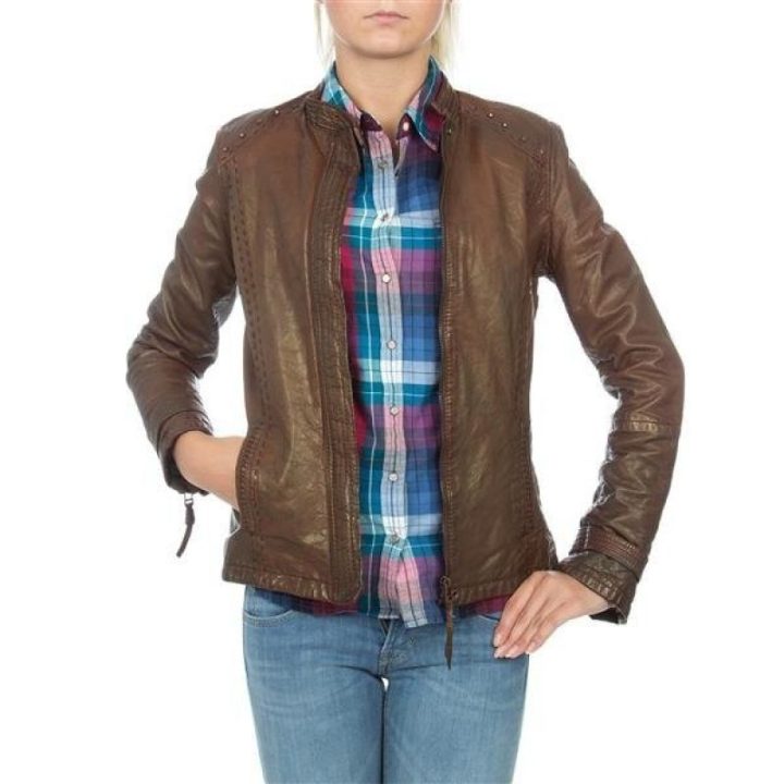 Moteriška odinė striukė Wrangler