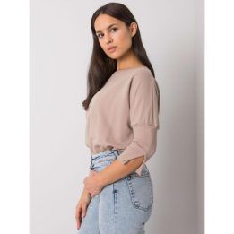 Moteriška palaidinė Basic Feel Good RV-BZ-7362.19, tamsiai smėlio