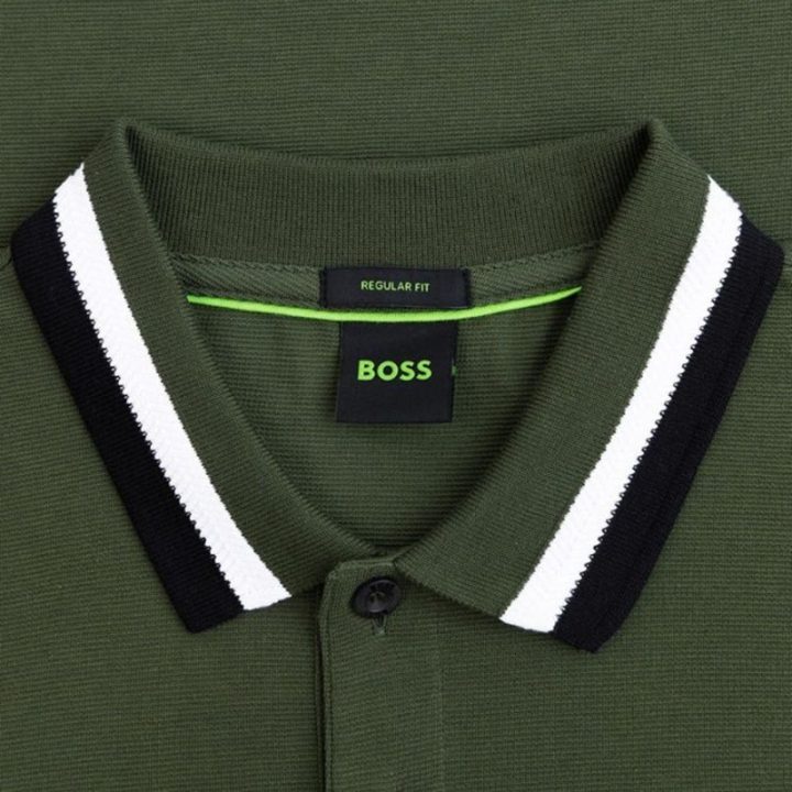 Vyriški polo marškinėliai BOSS Paddy AP, žali