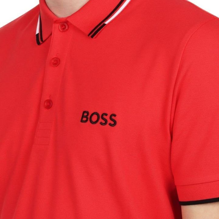 Vyriški polo marškinėliai BOSS Paddy Pro, raudoni