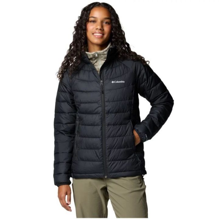 Striukė su viso ilgio užtrauktuku Columbia Powder Lite II, juoda
