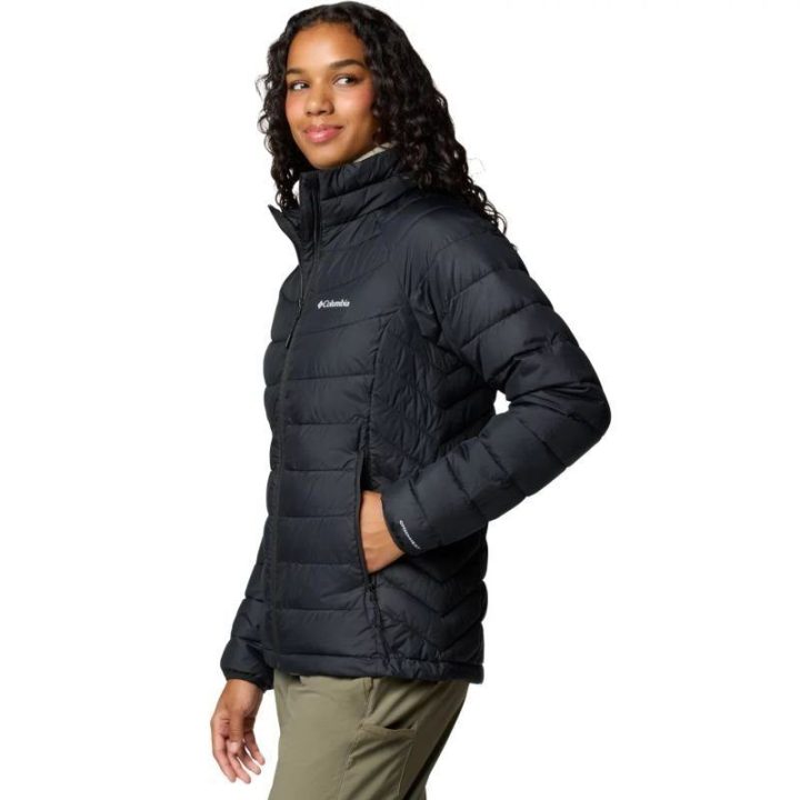 Striukė su viso ilgio užtrauktuku Columbia Powder Lite II, juoda