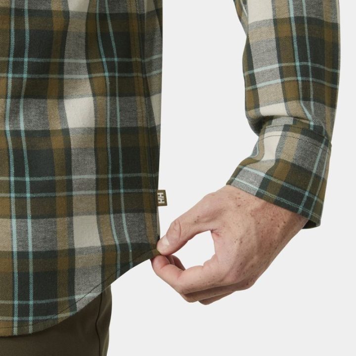 Medvilniniai flaneliniai marškiniai Helly Hansen Okka Flannel