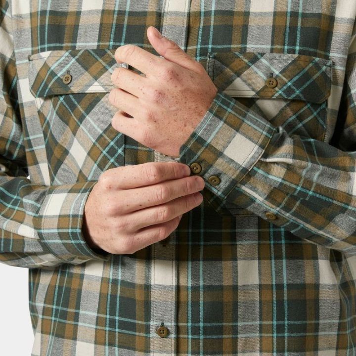 Medvilniniai flaneliniai marškiniai Helly Hansen Okka Flannel