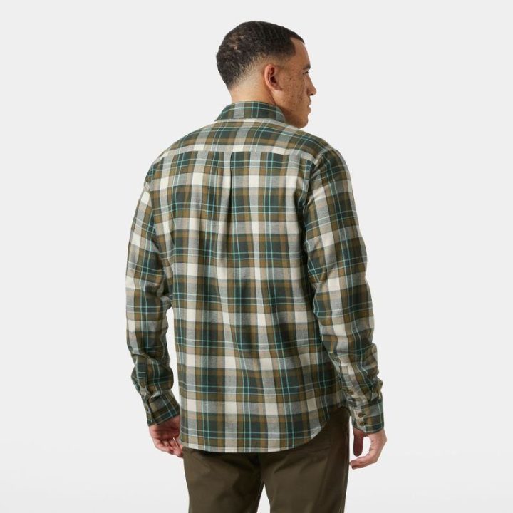Medvilniniai flaneliniai marškiniai Helly Hansen Okka Flannel