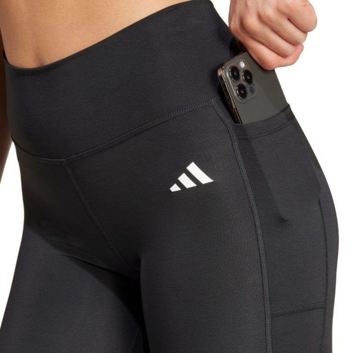 Moteriškos tamprės aukštu juosmeniu adidas Optime Essentials, juodos