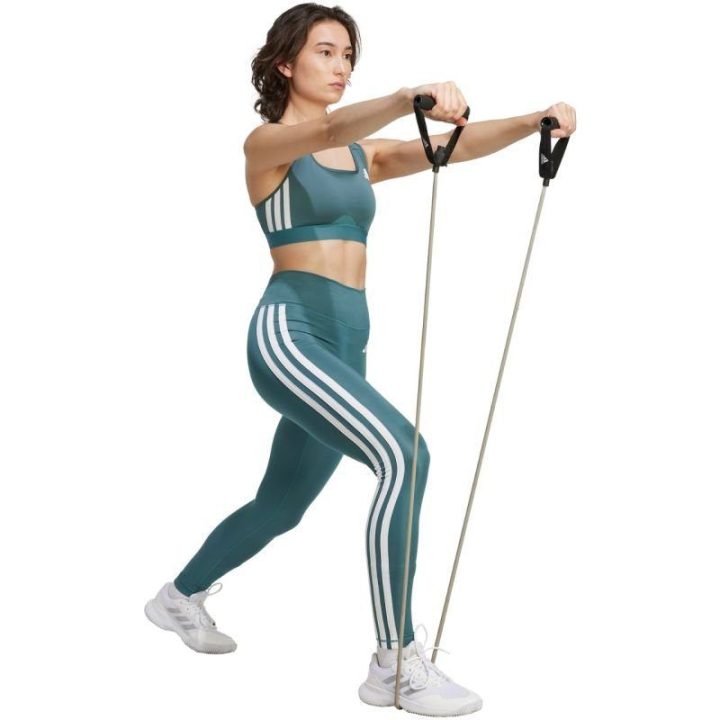 Moteriškos 7/8 tamprės adidas Optime Essentials, žalios