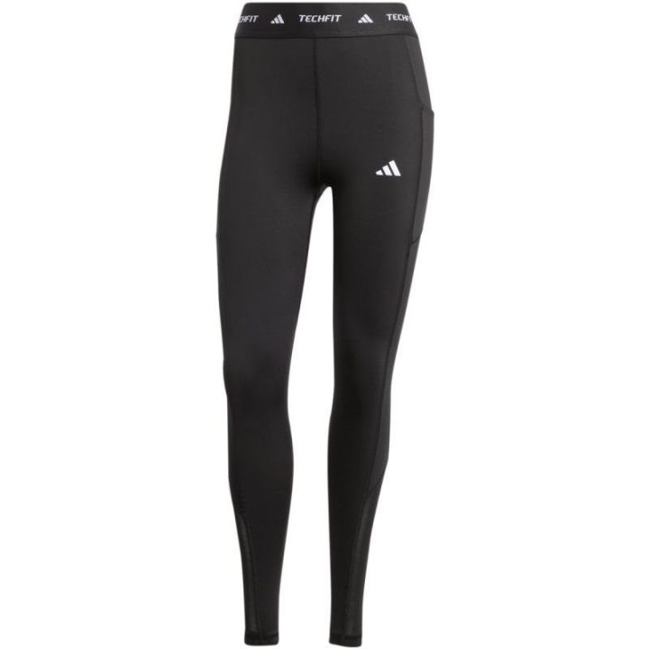 Moteriškos tamprės su aukštu juosmeniu adidas Techfit, juodos